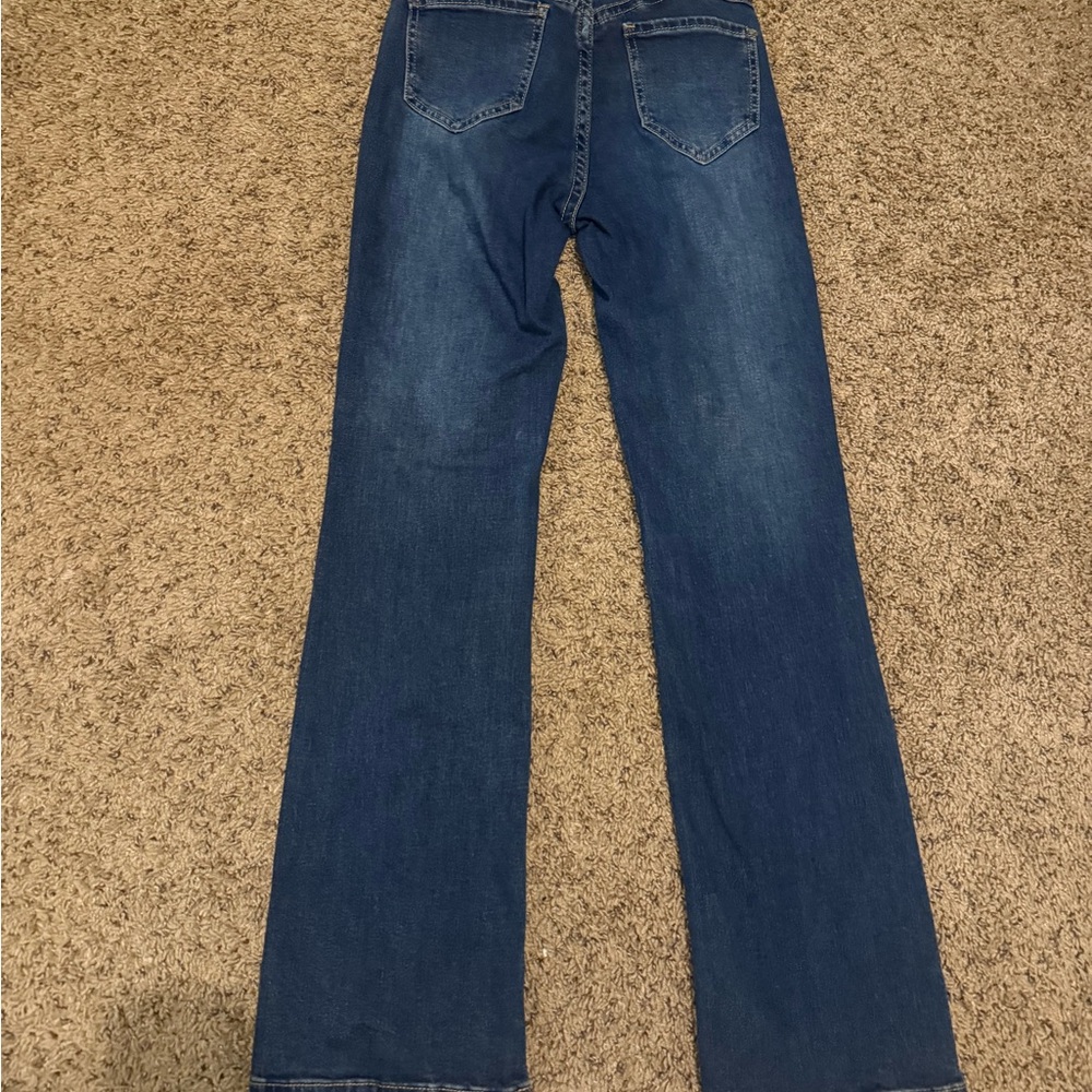 Ariat Women's Flare Jeans in Deep Blue - Picture 2 of 3